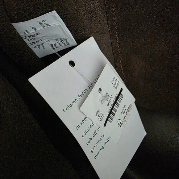 J. Crew Unstructured Large Berkeley Suede Tote Bag Cocoa Brown NWT - Picture 10 of 16